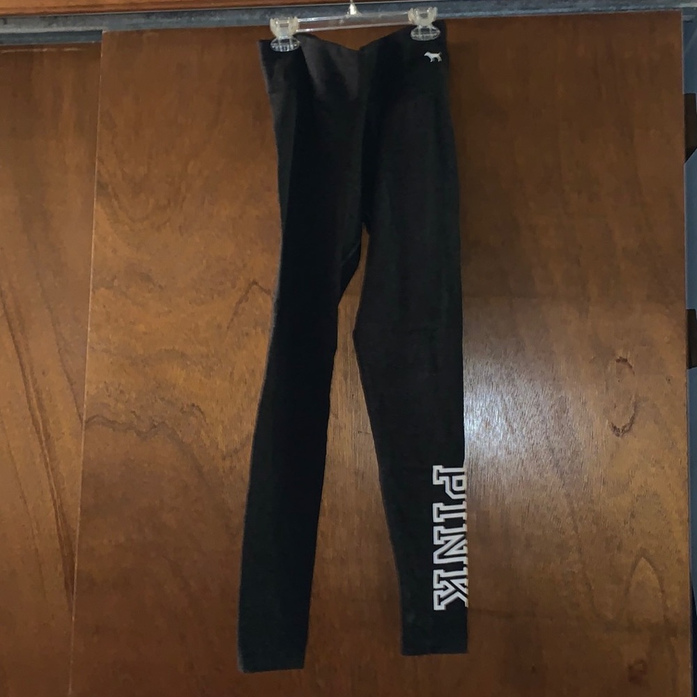 gray pink leggings